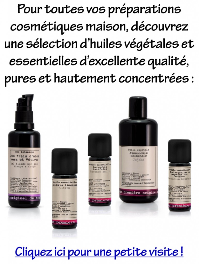 huiles essentielles et végétales bio pour recettes maison