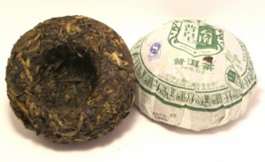 pu erh chinois : le nid d'oiseau