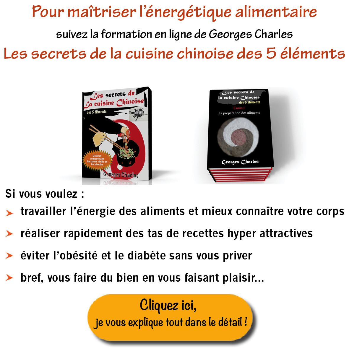 l'energetique alimentaire : formation dietetique chinoise