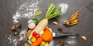 Un repas de fêtes vegan, sans gluten ou sans lactose repas de fête végétarien ou vegan