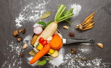 Un repas de fêtes vegan, sans gluten ou sans lactose repas de fête végétarien ou vegan