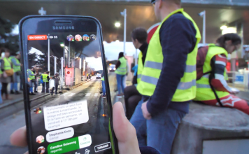 Le mouvement citoyen des Gilets jaunes a commencé à Agen gilets jaunes agen
