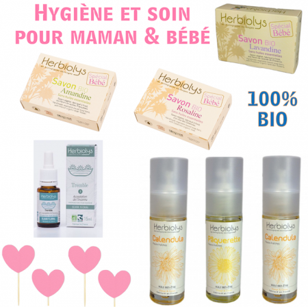coffret hygiene soin maman bebe biologique