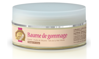 baume gommage sels de la mer morte